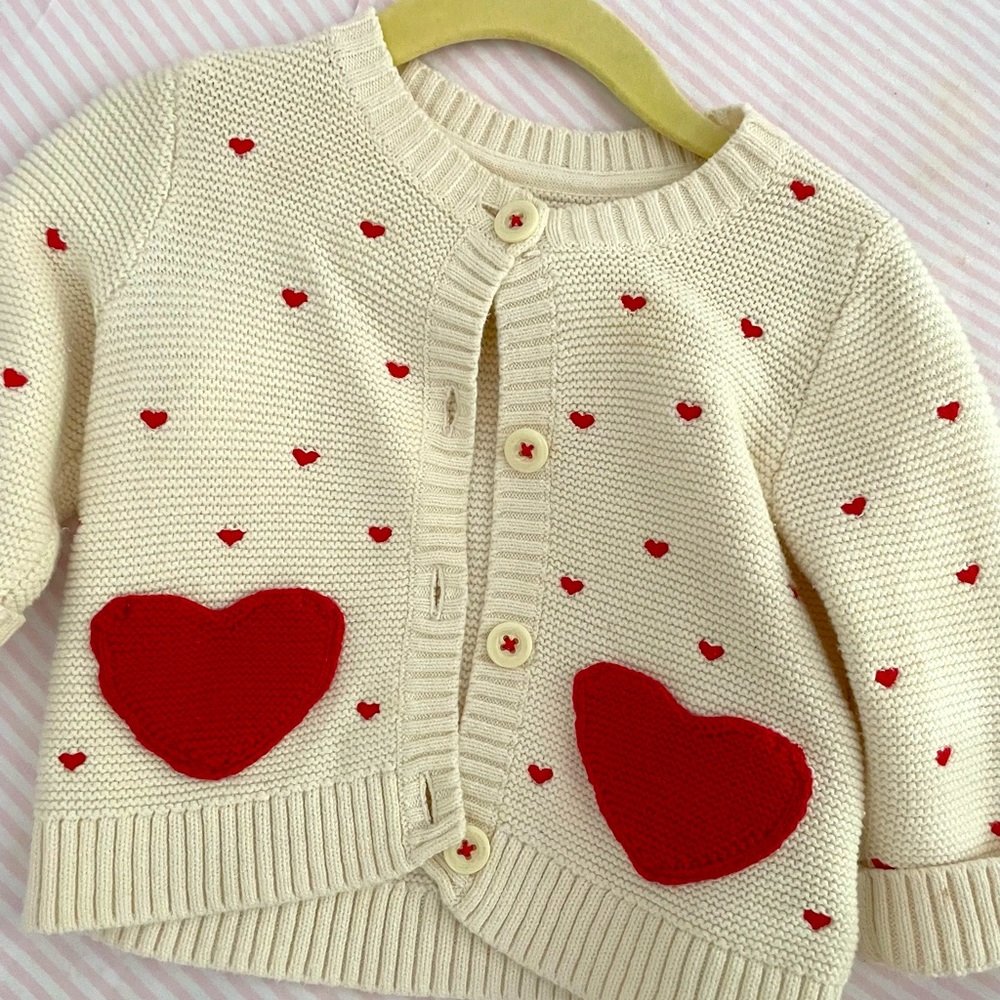 Baby Gap Heart Cardigan